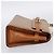 Céline CELINE Macadam Canvas Schultertasche PVC Beige Gold Auth 197680V Golden - Ansicht 5