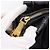 Borsa a mano PRADA Nappa Goful in pelle 2way Nero Oro BN1407 Auth 198604A D'oro - vista 18