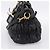 Borsa a mano PRADA Nappa Goful in pelle 2way Nero Oro BN1407 Auth 198604A D'oro - vista 5