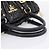 Borsa a mano PRADA Nappa Goful in pelle 2way Nero Oro BN1407 Auth 198604A D'oro - vista 7