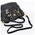 Borsa a mano PRADA Nappa Goful in pelle 2way Nero Oro BN1407 Auth 198604A D'oro - vista 9