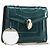 Bulgari Borsa a catena BVLGARI Serpenti Forever in pelle verniciata Verde Oro Auth 200301V