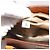 Borsa a mano PRADA in pelle 2way Beige Argento Auth 197158 - vista 23