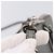 Borsa a Mano PRADA Saffiano 2way Grigio Argento Auth 198967A Marrone - vista 11