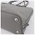 Borsa a Mano PRADA Saffiano 2way Grigio Argento Auth 198967A Marrone - vista 15