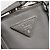 Borsa a Mano PRADA Saffiano 2way Grigio Argento Auth 198967A Marrone - vista 19