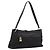 Borsa a tracolla GUCCI GG Canvas Nero Oro 90699 Auth 199100 D'oro