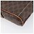 Céline Borsa a tracolla CELINE Macadam PVC Pelle Marrone Tono Oro Auth 200183 - vista 16