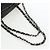 Borsa a tracolla CHANEL Chain Matelasse Pelle Caviar Nero Argento CC Auth yk20796SAV - vista 7