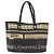 Borsa Tote CHANEL Central Station PVC Pelle Nero Argento CC Auth BA15317 - vista 2