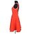 Vestido Manoush de algodón rojo Roja - vista 3