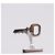 LOUIS VUITTON Gemelli Cadena & Key Cuffs Ag925 Silver LV Auth 199076V Argento - vista 28
