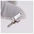 LOUIS VUITTON Gemelli Cadena & Key Cuffs Ag925 Silver LV Auth 199076V Argento - vista 29