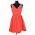 Vestido Manoush de algodón rojo Roja