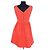 Vestido Manoush de algodón rojo Roja - vista 4