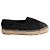 Espadrillas Chanel in tessuto nero taglia 38