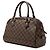 Borsa Louis Vuitton Damier Ebene Duomo Marrone - vista 2