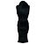 Alaïa Alaia ärmelloses Midi-Kleid aus glänzendem Samt in Schwarz - Ansicht 3