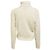 Prada Ivory Langärmliger Rippstrick-Rollkragenpullover aus Re-Cashmere Beige - Ansicht 3
