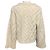 Brunello Cucinelli Ivory Kaschmir-Seidenpullover mit Zopfmuster und langen Ärmeln Beige - Ansicht 3