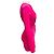 Alexandre Vauthier One-Shoulder Mini-Kleid aus Samt in Neon-Pink - Ansicht 2
