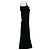 Autre Marque Safiyaa Black Tuiren Bodycon Stretch Strick-Midikleid Schwarz - Ansicht 2