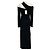 Autre Marque Safiyaa Black Tuiren Bodycon Stretch Strick-Midikleid Schwarz - Ansicht 3