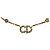 Collana Clair D Lune Dior placcata in oro con perle finte e strass D'oro - vista 2