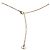 Collana Clair D Lune Dior placcata in oro con perle finte e strass D'oro - vista 4