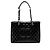 Borsa Tote Grand Shopping Chanel in vernice nera Nero