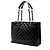 Borsa Tote Grand Shopping Chanel in vernice nera Nero - vista 2