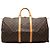 Borsa da viaggio Louis Vuitton Monogram Keepall 55 Marrone