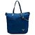 Borsa Tote Convertibile Prada Tessuto Blu con Chiusura a Zip