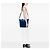 Borsa Tote Convertibile Prada Tessuto Blu con Chiusura a Zip - vista 6