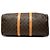 Borsa da viaggio Louis Vuitton Monogram Keepall 45 Marrone - vista 3