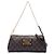 Borsa Satchel Louis Vuitton Damier Ebene Eva Marrone