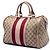 Borsa Boston Satchel Gucci Medium GG Canvas Web Joy Beige - vista 2
