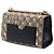 Borsa a tracolla Gucci Small GG Supreme Bee Padlock nera Nero - vista 2