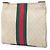 Borsa a tracolla Gucci GG Supreme Web Logo bianca Bianco - vista 2