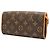 Borsa a tracolla Louis Vuitton Monogram Pochette Twin PM Marrone - vista 2