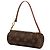 Borsa a mano Louis Vuitton Monogram Papillon Pochette Marrone - vista 2