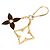 Twist Portachiavi e charm per borsa Puzzle in smalto e placcato oro nero Louis Vuitton - vista 2