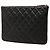 Clutch Chanel Medium Quilted Caviar O Case Nera Nero - vista 2