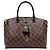 Borsa Tote Louis Vuitton Damier Ebene Odeon PM Marrone