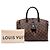 Borsa Tote Louis Vuitton Damier Ebene Odeon PM Marrone - vista 7