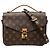 Borsa Louis Vuitton Monogram Pochette Metis Marrone