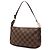 Borsa a tracolla Louis Vuitton Damier Ebene Pochette Accessoires Marrone - vista 2