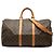 Borsa da viaggio Louis Vuitton Monogram Keepall Bandouliere 50 Marrone