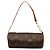 Borsa a mano Louis Vuitton Monogram Papillon Pochette Marrone