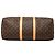 Borsa da viaggio Louis Vuitton Monogram Keepall 50 Marrone - vista 3